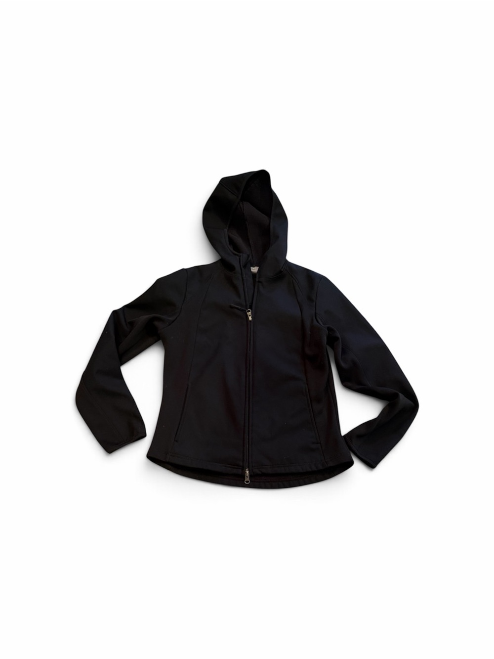 Champion Black Hooded Zip-Up Utility Jacket